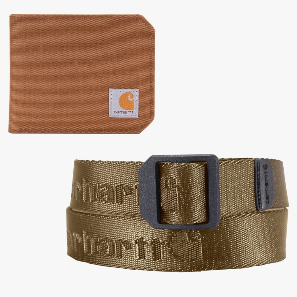 Carhartt Men's Bifold and Passcase, Durable Billfold Wallets XL 42-44